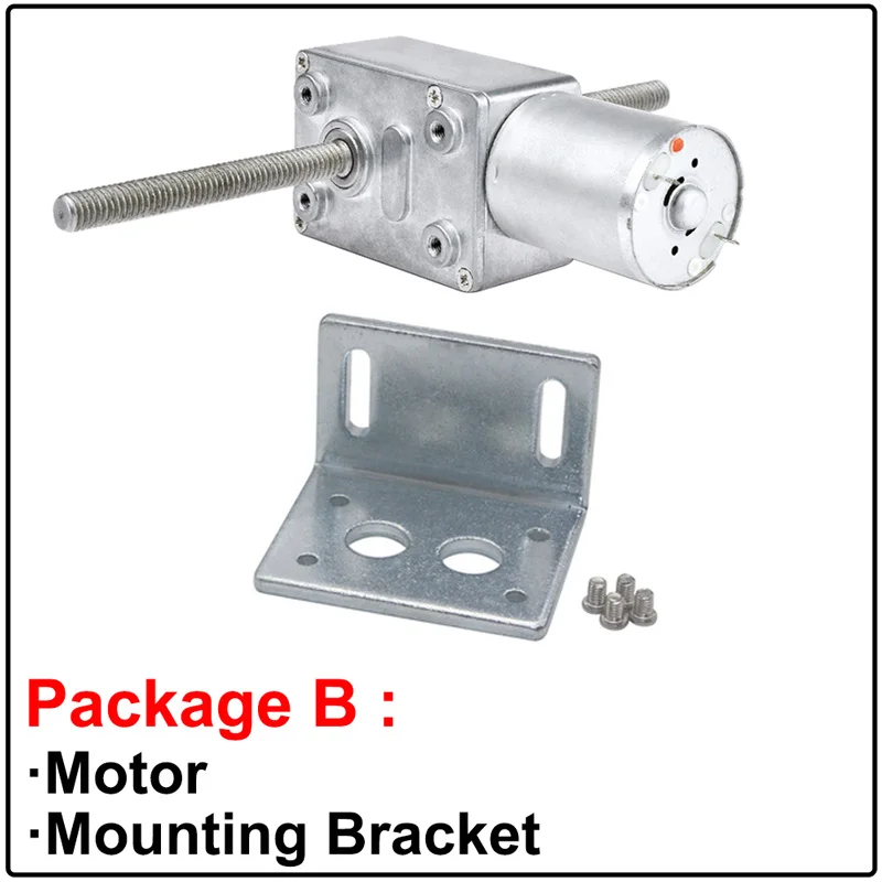 Микро-редукторные двигатели постоянного тока 6 в 12 В 24 с двухрезьбовым валом M6