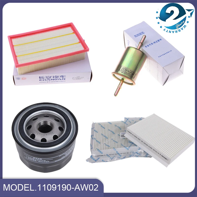 

4pcs/Set Original Car Filter Replacement Kit Fit For CHANGAN CS55 1.5T 1109190-AW02 8119030-AW01 1012010-B02 1117010-H01