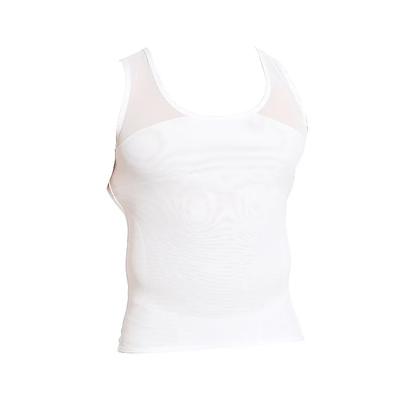 Мужские хлопковые майки нижнее белье мужские прозрачные для фитнеса борцовки