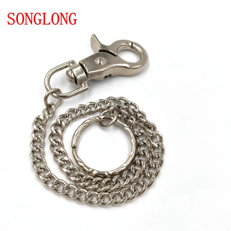 Ожерелье с шипами и прямым замком для мужчин женщин цепь ручной работы в стиле