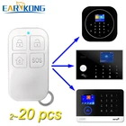 Беспроводной пульт дистанционного управления 433 МГц с большой кнопкой для G4  PG-103  W2B  W123G50, домашняя охранная сигнализация с Wi-Fi