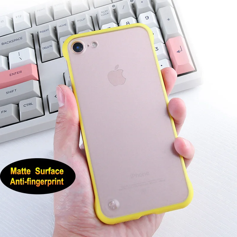 Ультратонкий Прозрачный матовый чехол для iPhone XS Max XR X 8 7 6 6s Plus Мягкий защитный из