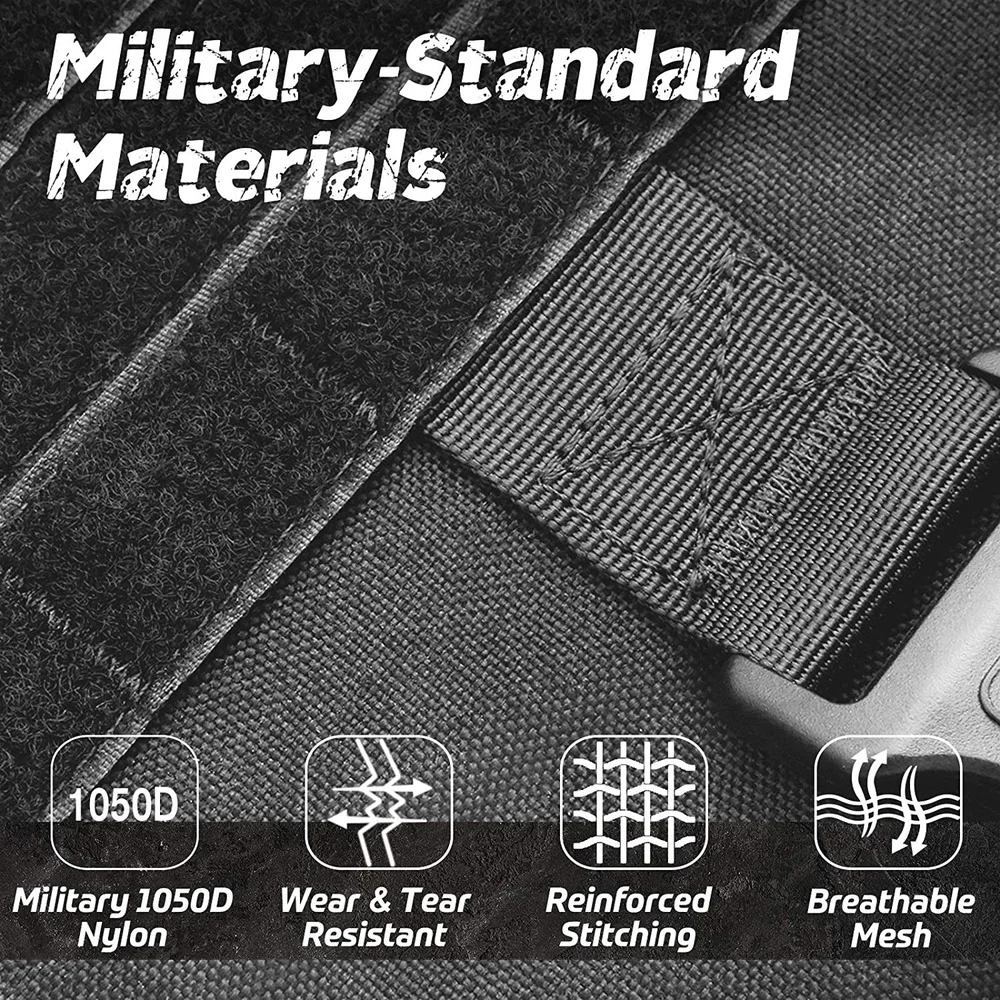 Тактическая подвеска и поводок для собак металлическая пряжка большая жилетка K9