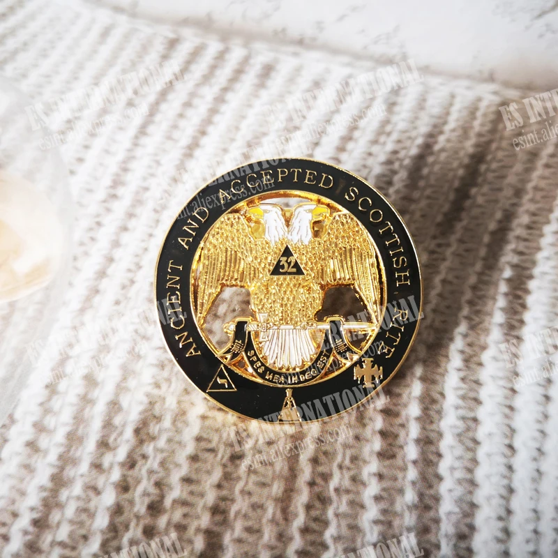 Оптовая продажа Masonic значок булавки на лацканы масон вольный каменщик BLM26 Размер 3