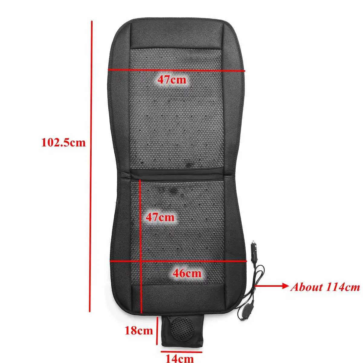 12v new summer cool ventilation cushion car cushion cooling seat air fan massage seat air conditioning cushion 2 speeds lowhigh free global shipping