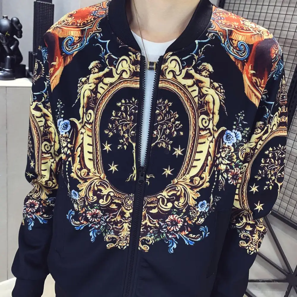 

Men's Sports Two-piece Printed Jacket + Pants 2021 High Quality Sportswear Casual Wear Men's Outdoor Sportswear Large Size 5XL