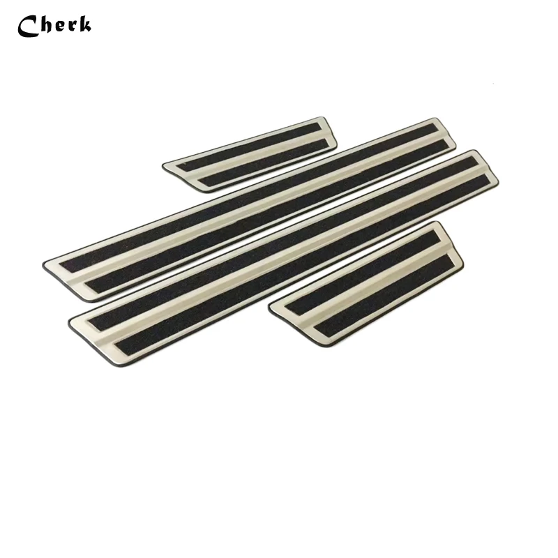 For Toyota C-HR 2016 2017 Stainless Steel Door Sill Scuff Plates Cover Protector Welcome Pedal Car Styling Accessories | Автомобили и