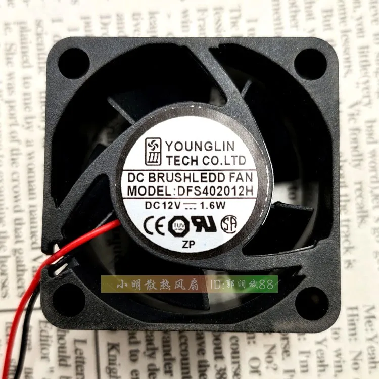 

NEW DFS402012H 4020 12v 1.6W 4CM/ Motor protection cooling