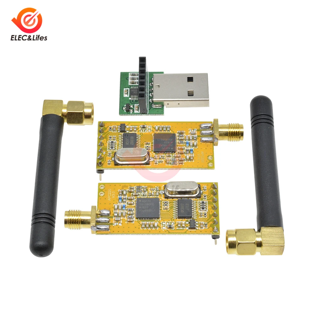 3 V-5V APC220 беспроводной RF серийный модуль комплект датчик передачи данных антенны