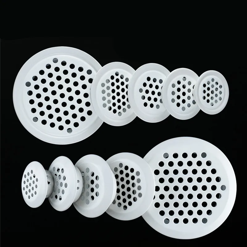 

10pc/lot 30mm/35mm/40mm/ 43mm/65mm Stainless Steel Air Vent Cupboard Cabinet Decoration Respiradero Round Ventilation System