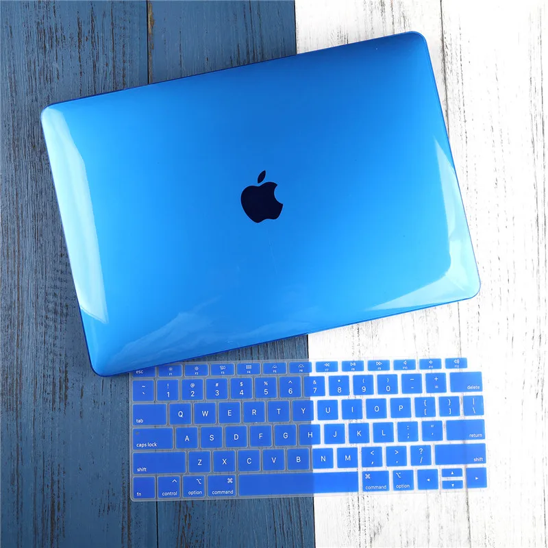 Crystal dark blue Для Macbook Air 13 Чехол A1932 новейшая версия Жесткий кристально чистый матовый чехол для ноутбука MacBook air 1" дюймов 13 дюймов retina дисплей - Цвет: Crystal dark blue