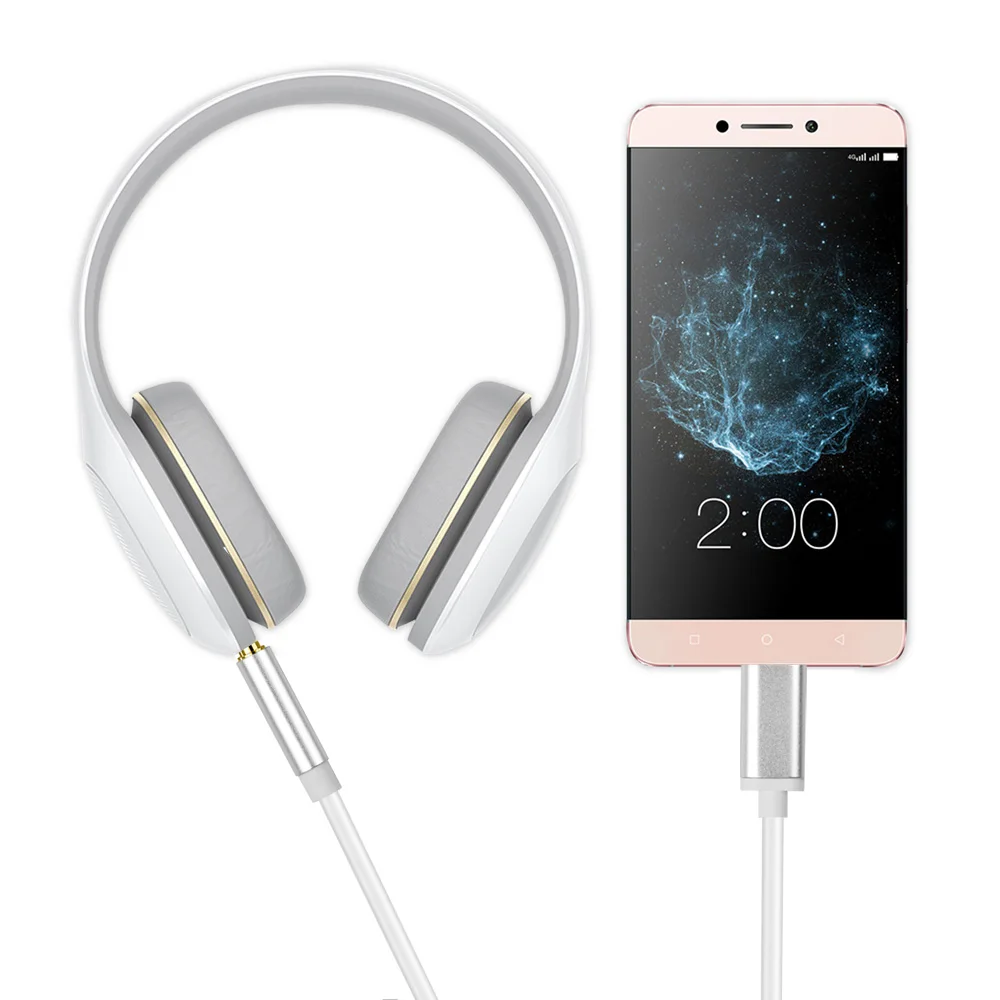 Аудиокабель KEBIDU Type C USB Type-C с разъемом 3 5 мм для подключения наушников к