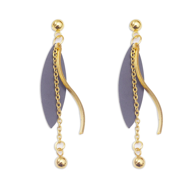 Модные Длинные акриловые висячие серьги с кисточками для женщин и девушек