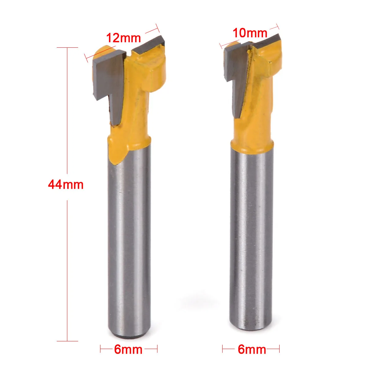 2 шт. 1/4 ''хвостовик t-слот Маршрутизатор биты 3/8'' &amp 1/2 ''стальная ручка