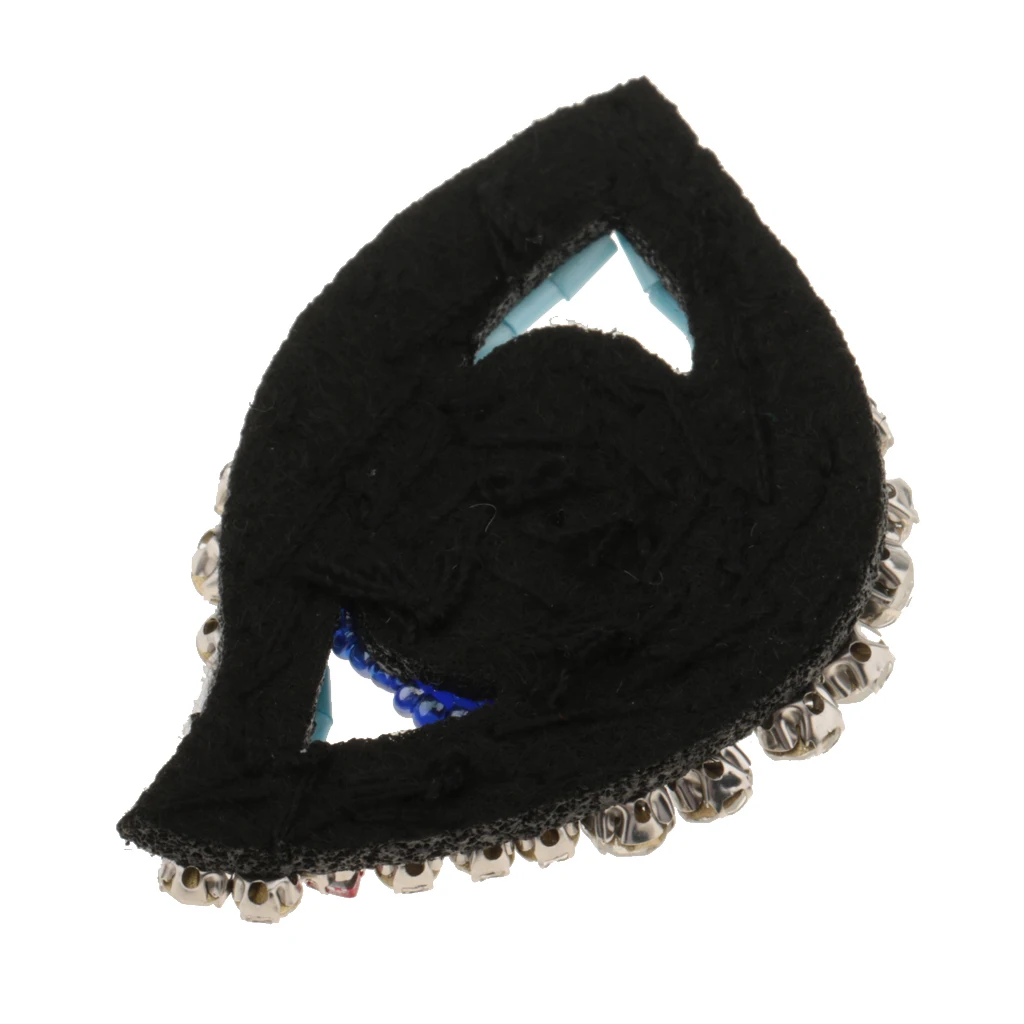 2 шт. вышивка бисером глаза стразы аппликация патч Сделай Сам шитье