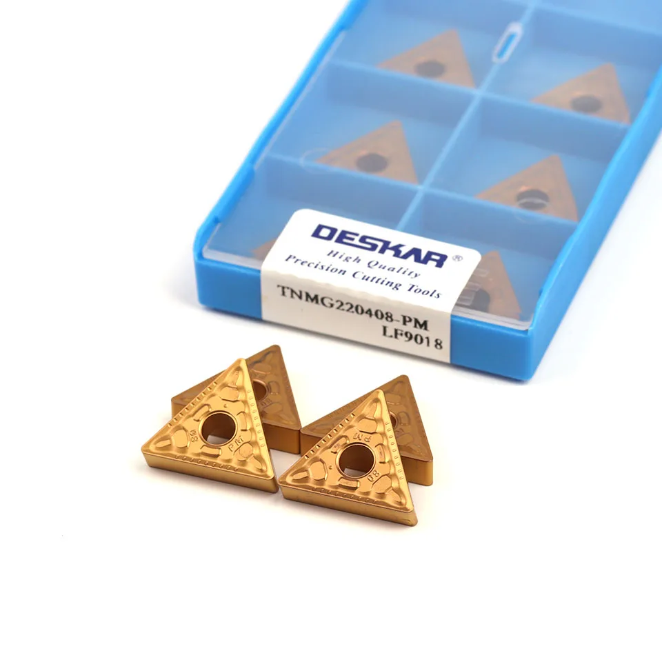 DESKAR TNMG220408 PM LF9018 TNMG220412 полный запас высококачественных токарных инструментов с