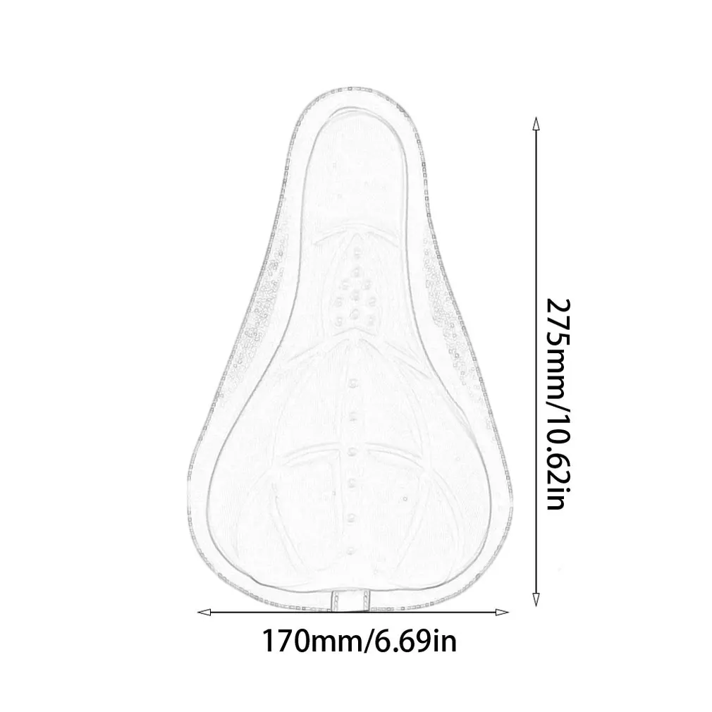 

3D Soft Bike Saddle Cover Bicycle Seat Cycling Silicone Seat Mat Cushion Seat Saddle Cover for Bicycle Bike Accessories