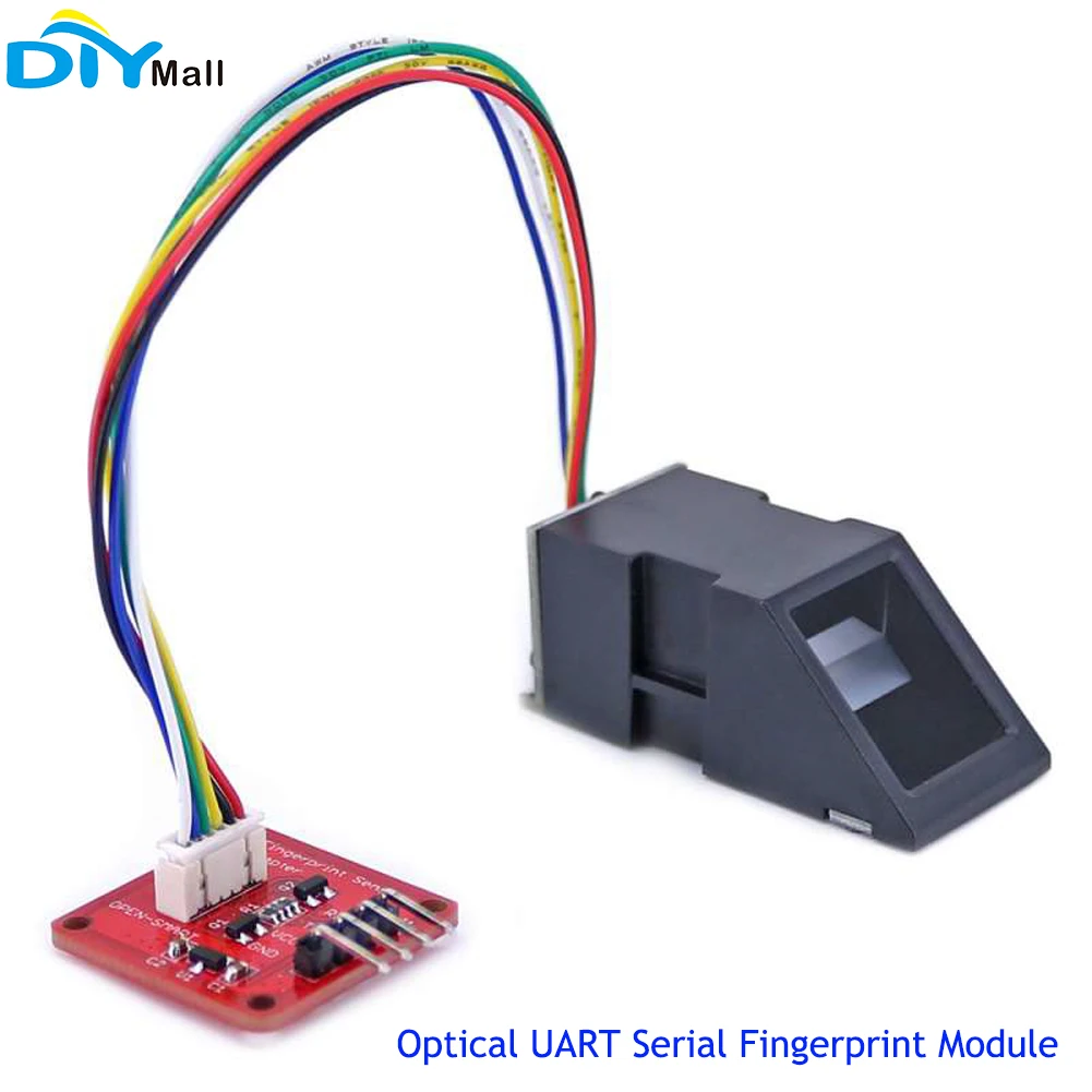 

OPEN-SMART Optical UART Serial Fingerprint Recognition Sensor Module TTL Serial Control with Adapter Module Cable for Arduino