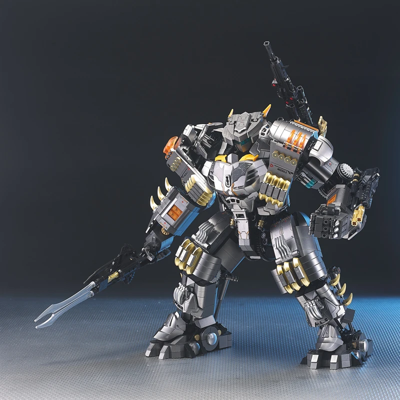 Конструктор MOC 19008 тяжелый битмех робот бита в наличии, строительные блоки, кирпичи, рождественские подарки, развивающие игрушки для мальчиков K80 K86 661 663