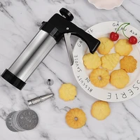 biscuit maker cookie gun machine cookie making cake diy decoration press molds pastry piping nozzles cookie press kit
