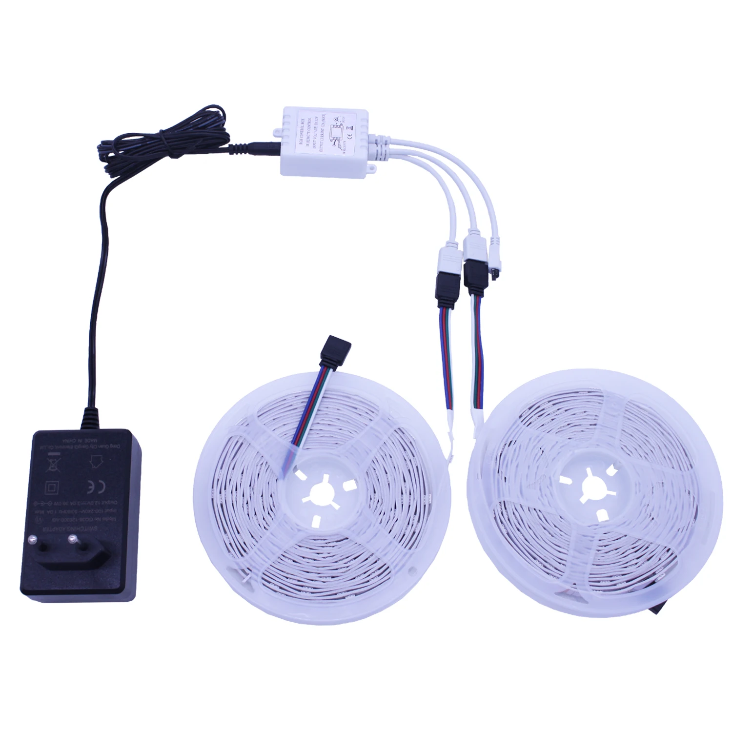 

10M LED Strip Lights IP65 Waterproof 32.8 FT Color Changing with 44 Keys IR Remote Control 300 LEDs 5050 RGB (2 X 5m)