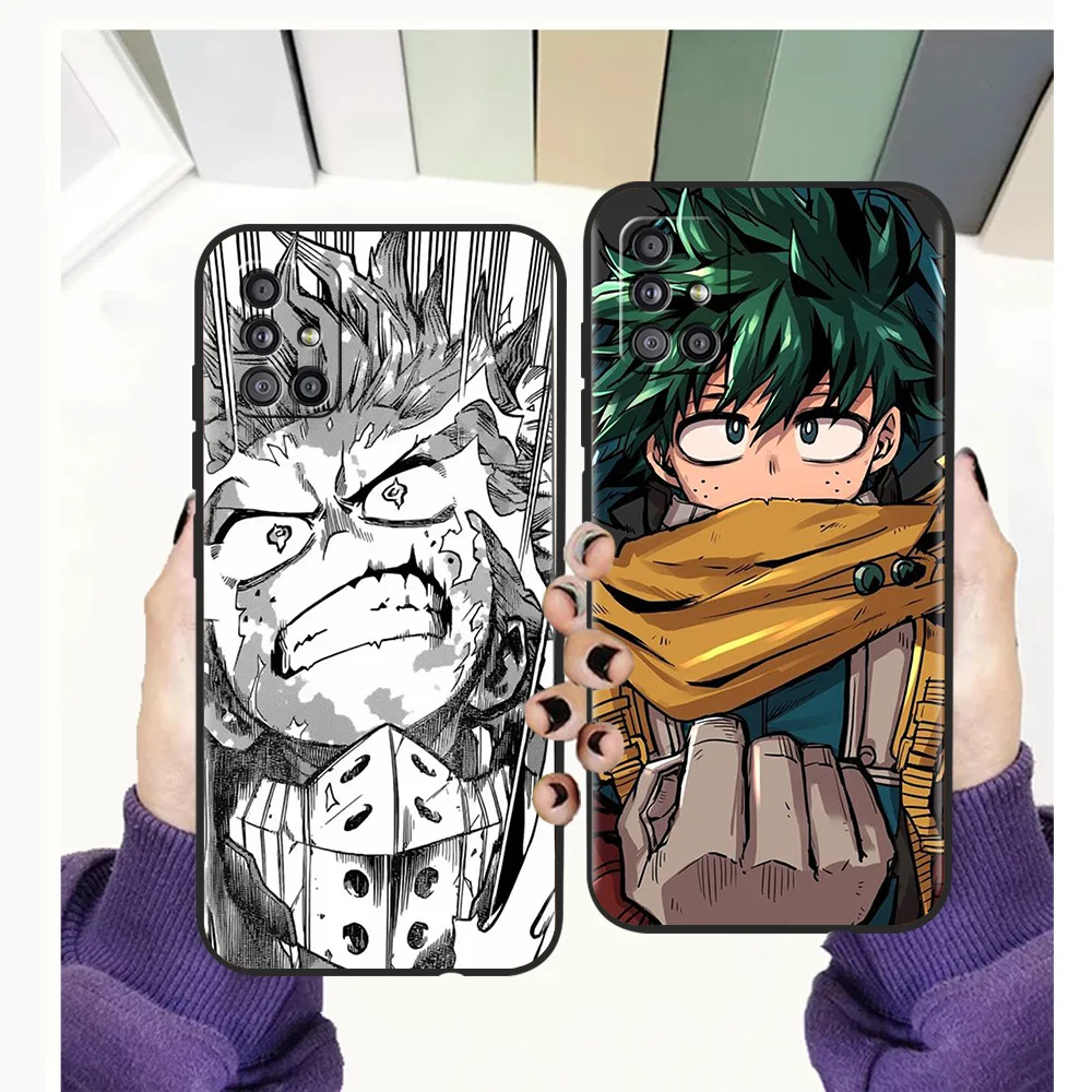 

My Hero Academia Phone Case for Samsung Galaxy A51 A71 A32 A52 A13 A22 M31 M21 M22 5G 2021 A01 A11 A21S A31 A41 Soft Shell Cover