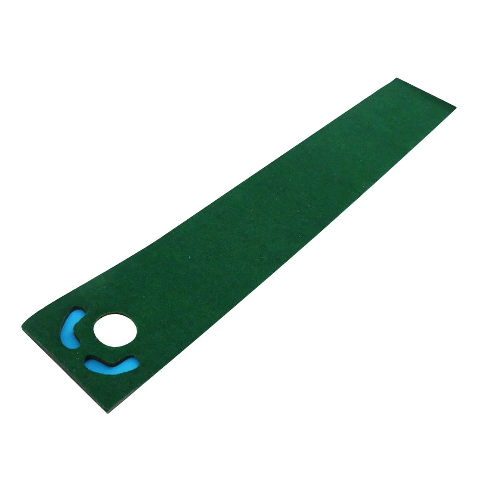 

Golf Putting Mat Large 6Feet Indoor Hitting Practice Carpet Indoor Golf Putting Anti- Green Green Beginner Training Aid