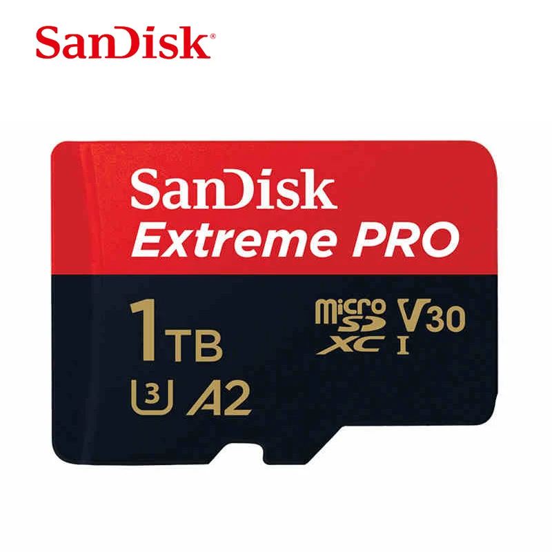 Карта памяти SanDisk Extreme Pro карта micro sd class 10 U3 A2 V30 1 ТБ tf-карта | Компьютеры и офис