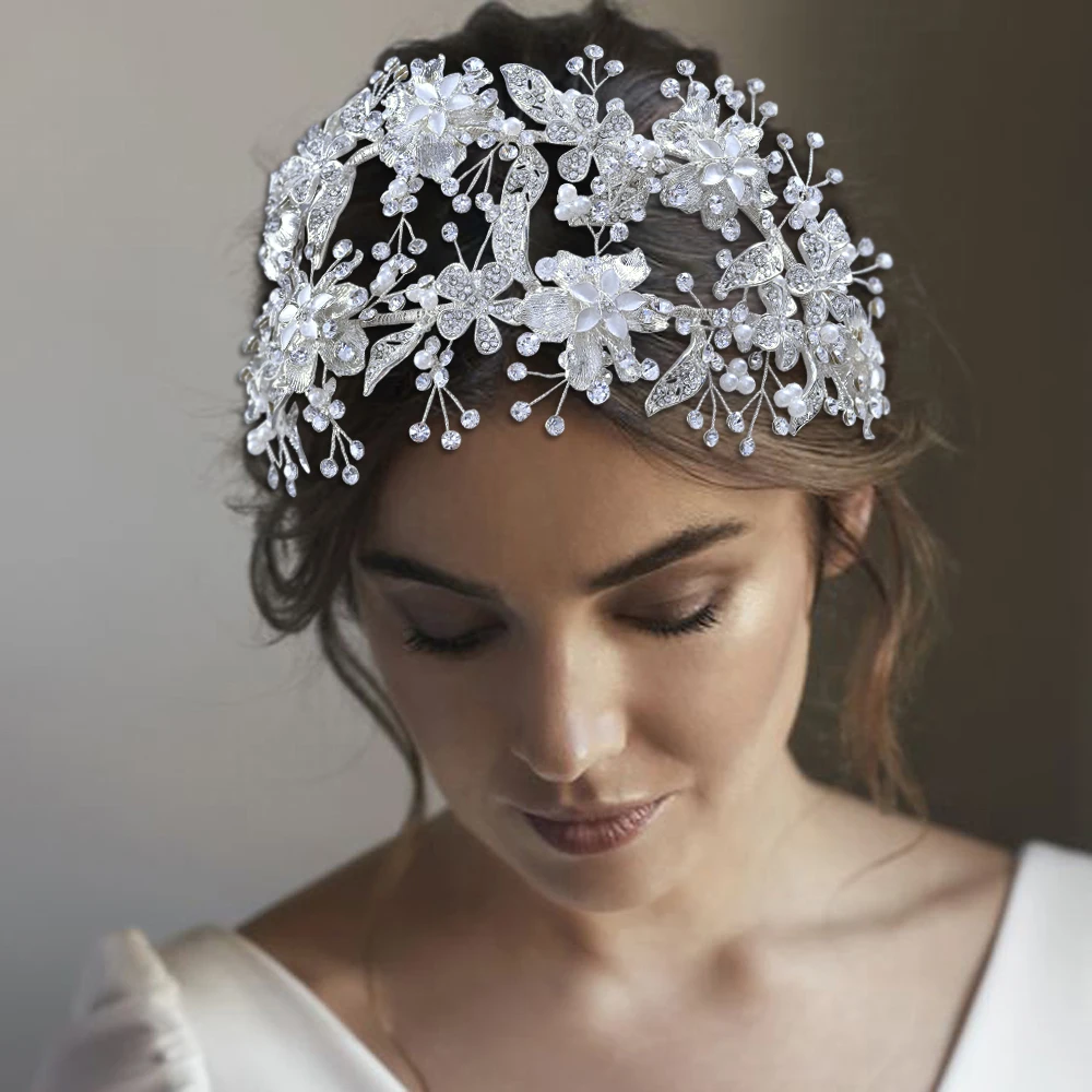 

HP283 Classic Princess Hair Tiara for Bridal Bride Wedding Hair Accessories Headdress Women Hair Ornament Headbands Jewelry