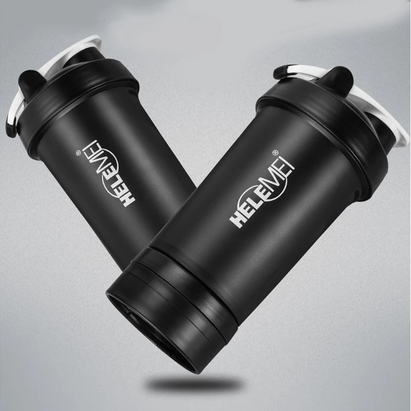 650 мл Пластик скраб тряски чашки весы Шейкер Бутылка шейкер для протеина