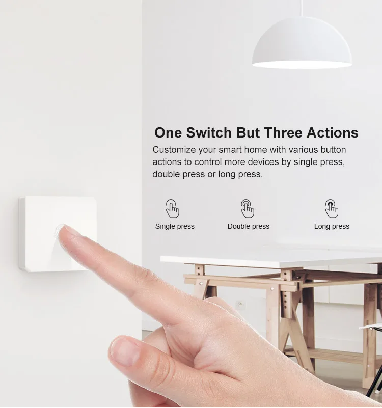SONOFF SNZB-01 Wireless Switch Smart Home Zigbee Version Handy Button Works With ZigBee Bridge IFTTT eWeLink APP | Электроника
