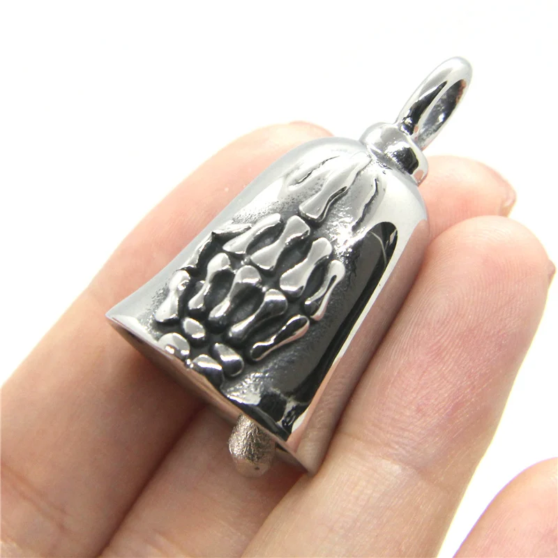 Подвеска в виде колокольчика с черепом из нержавеющей стали 316|Подвески| |