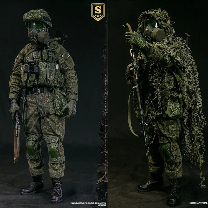 

DAMTOYS 78078 1/6 Russian Sniper Army Soldier Elite Ver. Armor Forces Figure Doll For Collection