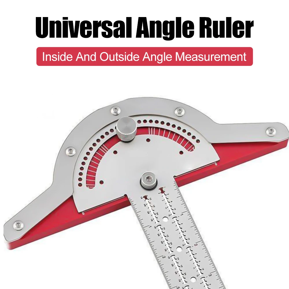 

Stainless Steel Woodworkers Edge Rule Efficient Protractor Angle Protractor Accuracy Angle Rule For Woodworing Carpentry Tool