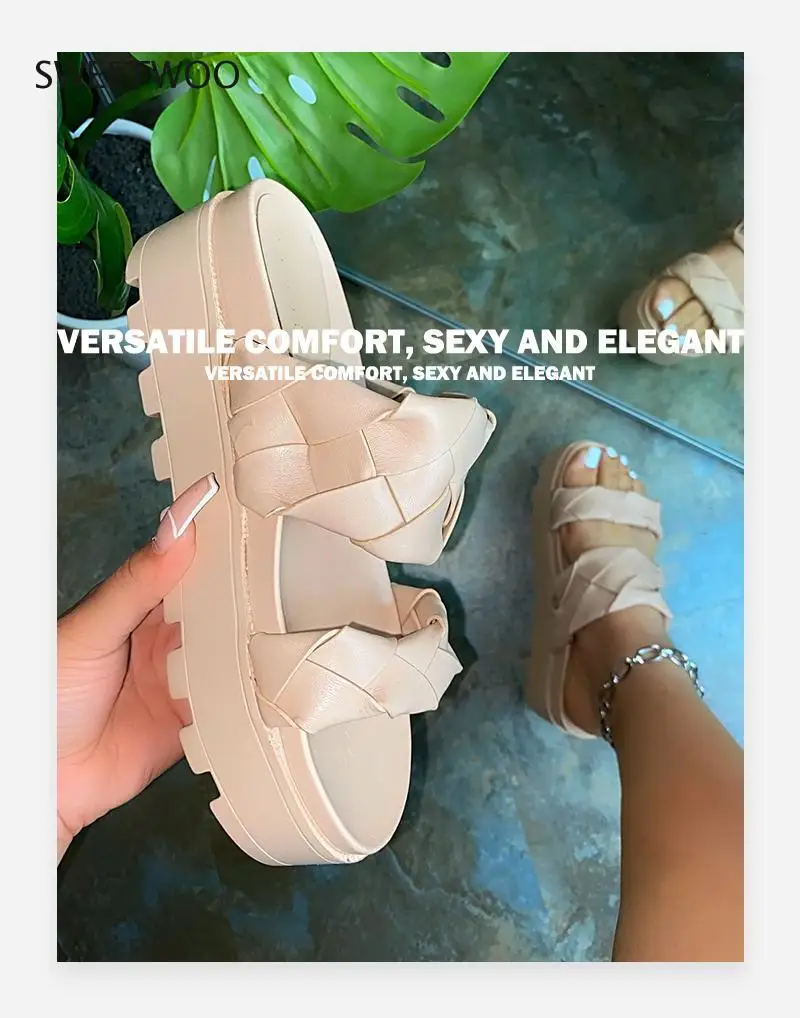 

Sandals Wedge Sandals Casual Slippers Ladies Platform Shoes Ladies Outdoor Beach Sandals