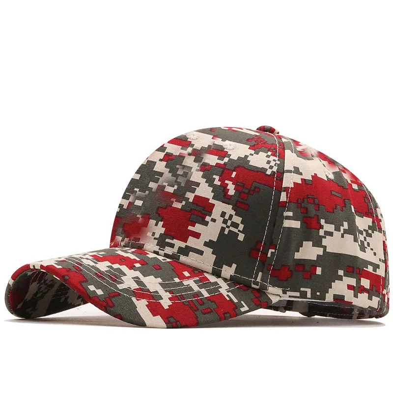 

Mosaic Camouflage Baseball Cap Men and Women Outdoor Sports Cotton Caps Adjustable Leisure Hat