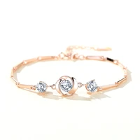 925 sterling silver rose bracelet women mori creative flower bracelet zirconia ins jewelry elegant birthday friends gift