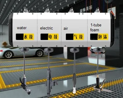 4 комбинированных бака композитная коробка автомобильного шланга Катушки воды