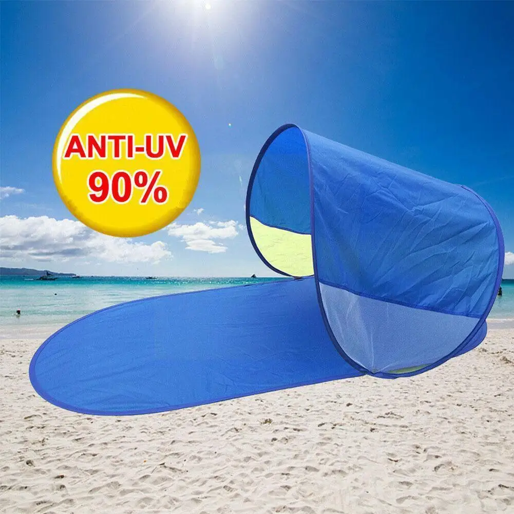 

Foldable Shelter Tent Summer Outdoor Uv Tarp Portable Up Shade Beach Fishing Tents Canopy Shade Camping Awning H6n2