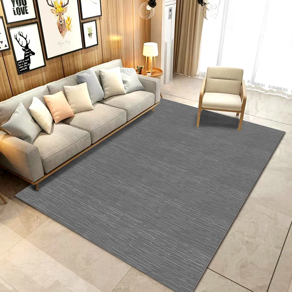 

Anti-skid Tatami Crawling Mat Gray Gradient Modern Skin-friendly Mat Room Carpet In The Bedroom Fluffy Carpet Thicken Lounge Rug