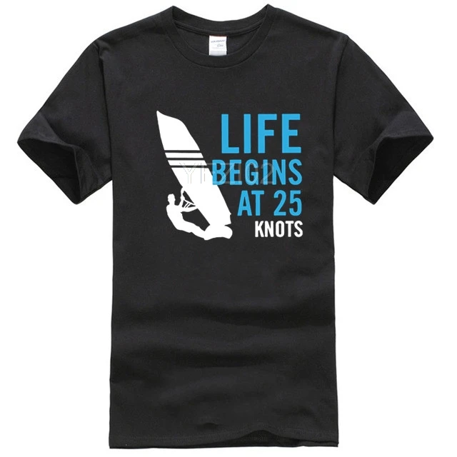 Мужская футболка с графическим дизайном для виндсерфинга Для