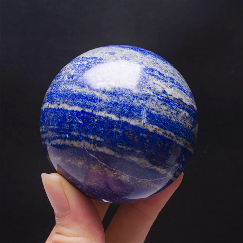1pc 40mm 50mm 60mm 70mm Natural Polished Lapis Lazuli Crystal Quartz ball Sphere for decorative |