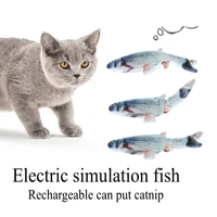 cat toy simulation electric fish charging dancing moving fish pet cats toys interactive cat toy interactive gifts fish catnip