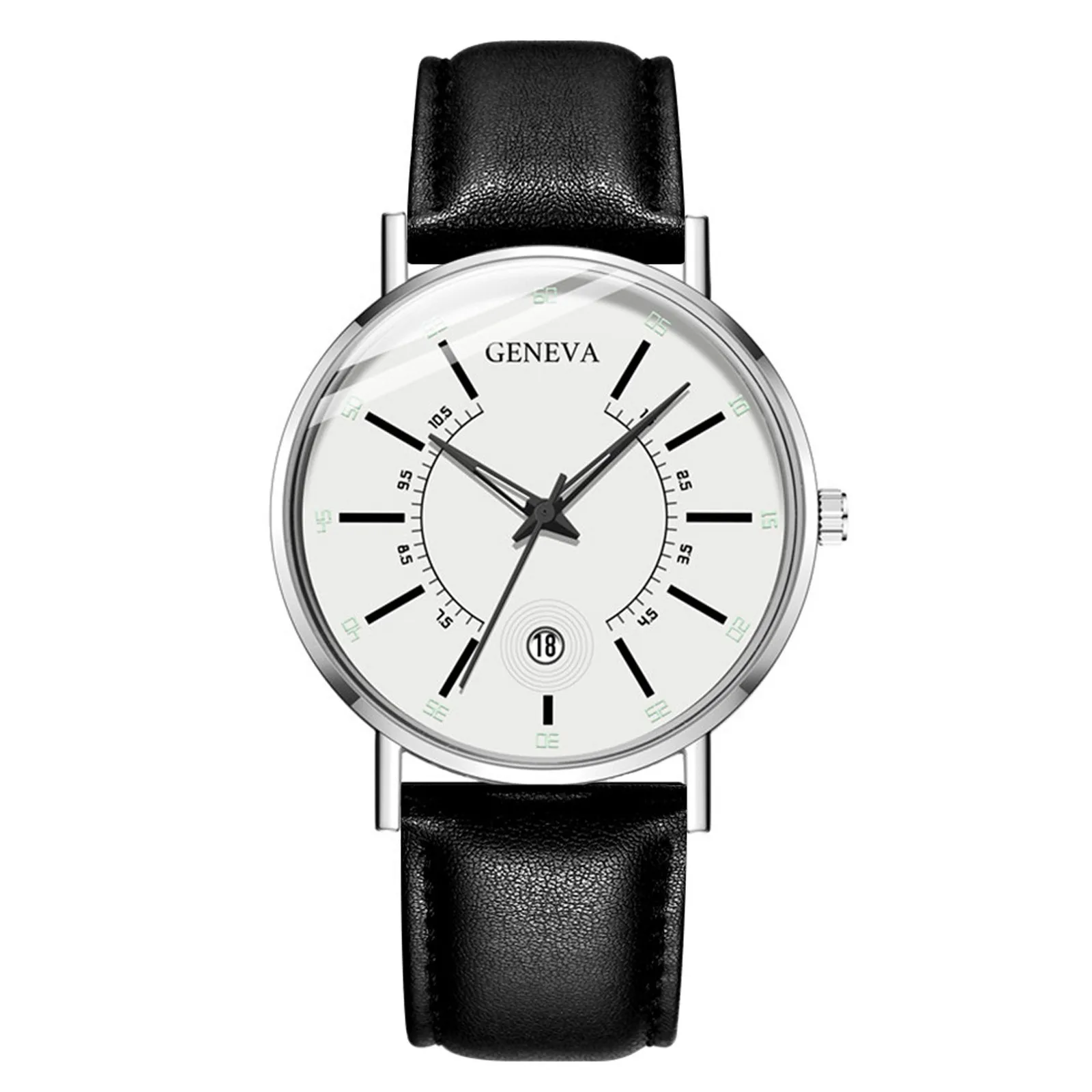 

CURDDEN Watch Men watch watch for men luxury Fashion Sport Men's Stainless Steel Case Leather Band Quartz Analog Wrist Watch