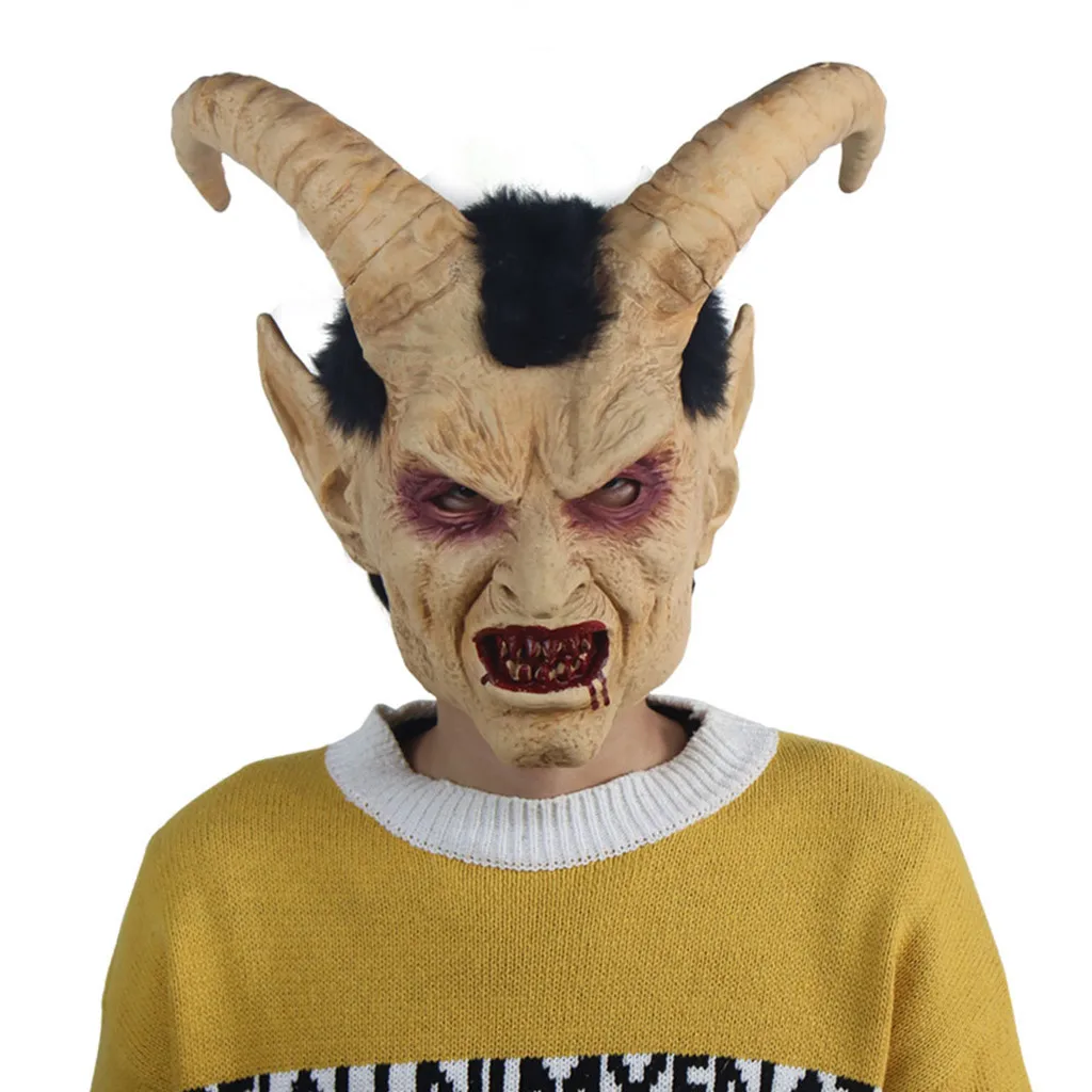

Halloween Headgear Horror Mask Halloween Game Cosplay Prom Props Practical Jokes Children Doll Toys For Kids Girl Boy Gift