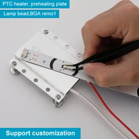 1pc 220v ptc thermostat heating plate soldering station for tv led backlight aluminum 6870mm