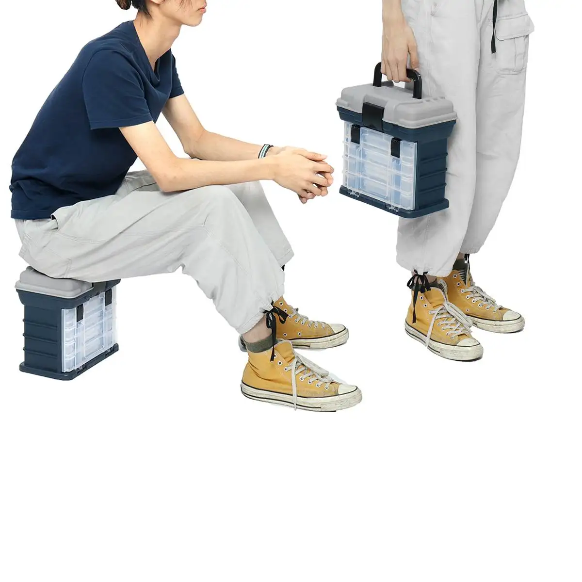 Многофункциональный ящик для рыболовных снастей 27*17*26 см | Спорт и развлечения