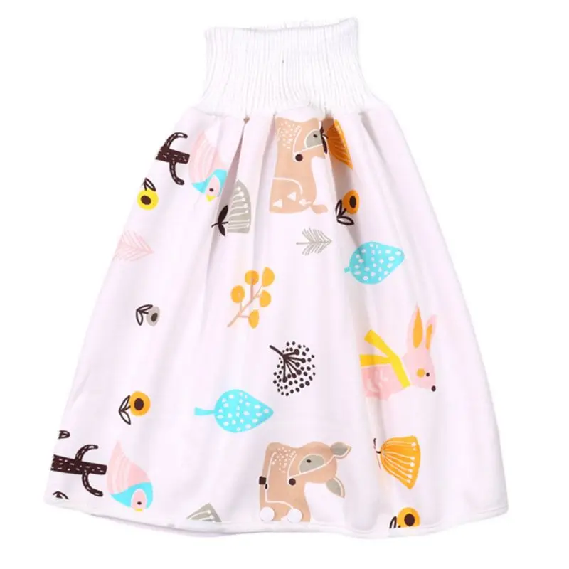 

Newborn Baby Waterproof Cotton Training Pants Cloth Colorful Animal Dinosaur Print Diaper Skirt Sleeping Bed Pad Mattress P15C