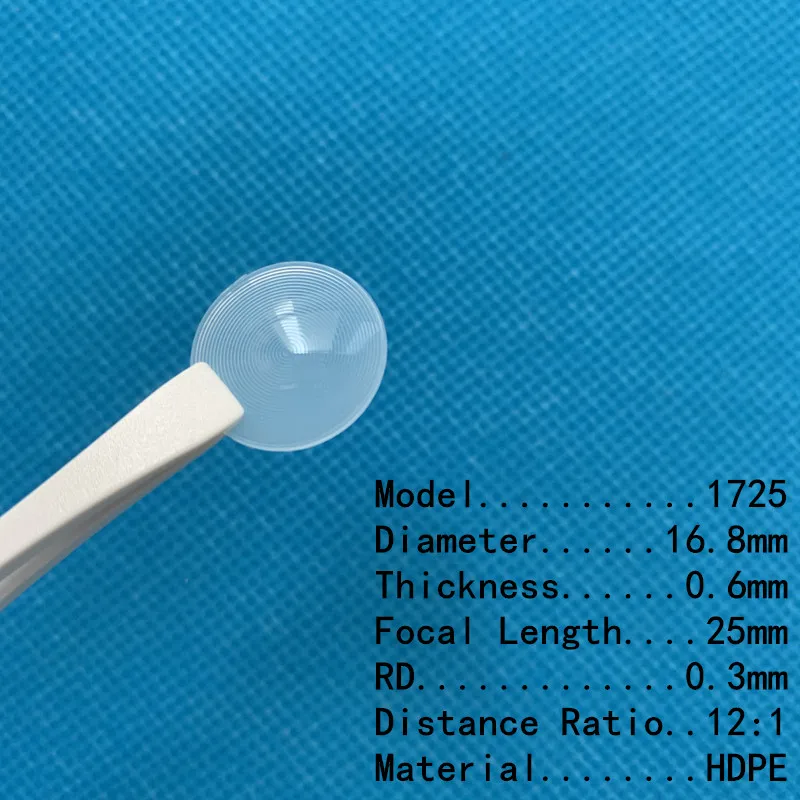 Несколько размер 10 шт PIR с линзой Френеля регулируемой яркостью объектив для