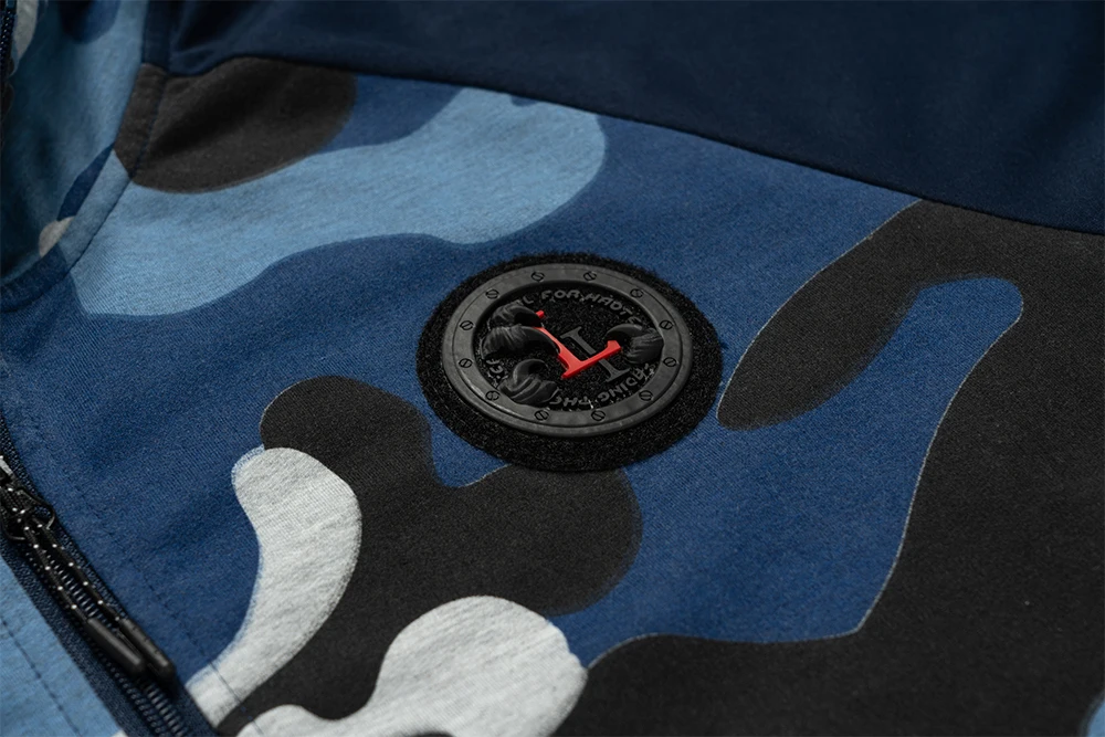 Спортивный костюм мужской из 2 предметов на молнии с капюшоном и брюками | Мужская